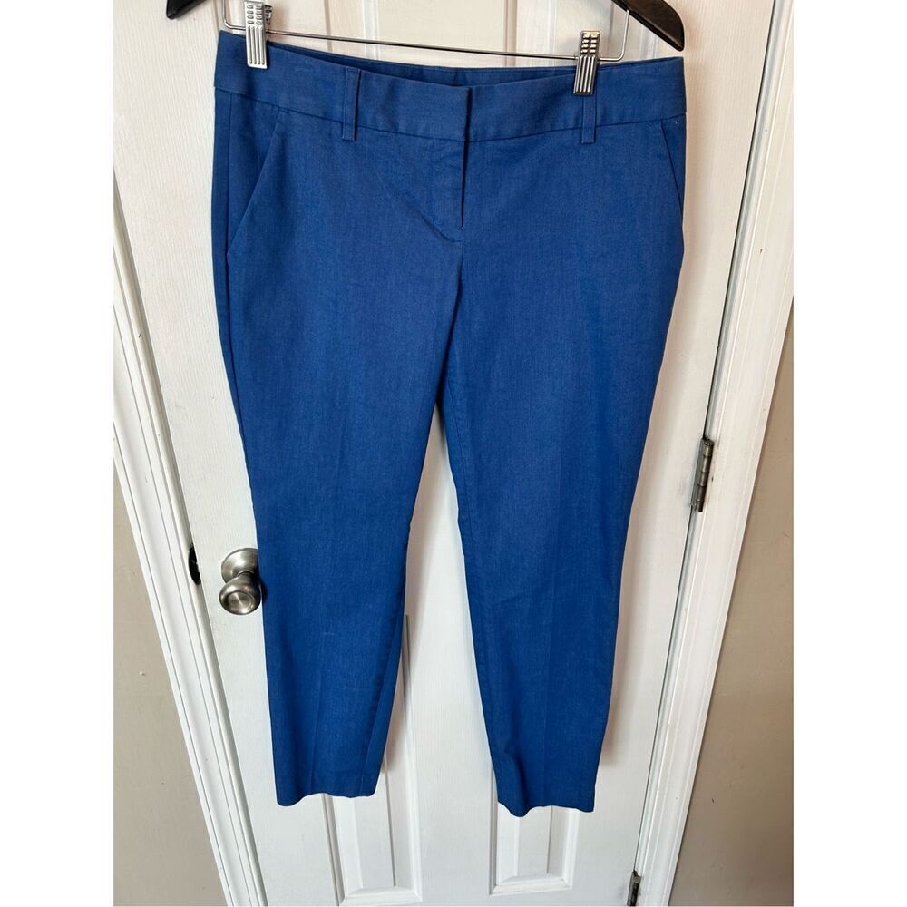 Express blue pants size 6R columnist dress pants work attire